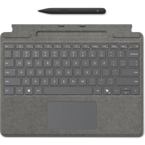 Klawiatura Microsoft Surface Pro Signature Type Cover COPILOT+ + Slim Pen 2 8X8-00186 - Platynowa