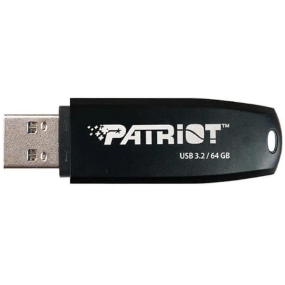 Pendrive Patriot Xporter Core 64GB USB-A 3.2 PSF64GXRB3U - 80 MB/s, Czarny