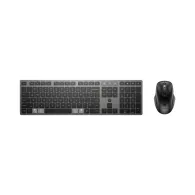 Zestaw bezprzewodowy klawiatura i mysz HP 725 Multi-Device Rechargeable Wireless Keyboard and Mouse Combo 9T5B0UT - Czarny