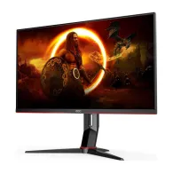 Monitor AOC U28G2XU/BK, 28", 3840x2160 (4K), 144Hz, IPS, FreeSync, HDR, 1 ms, pivot, Czerwony | Sklep ITnes.pl, IT for BUSINESS