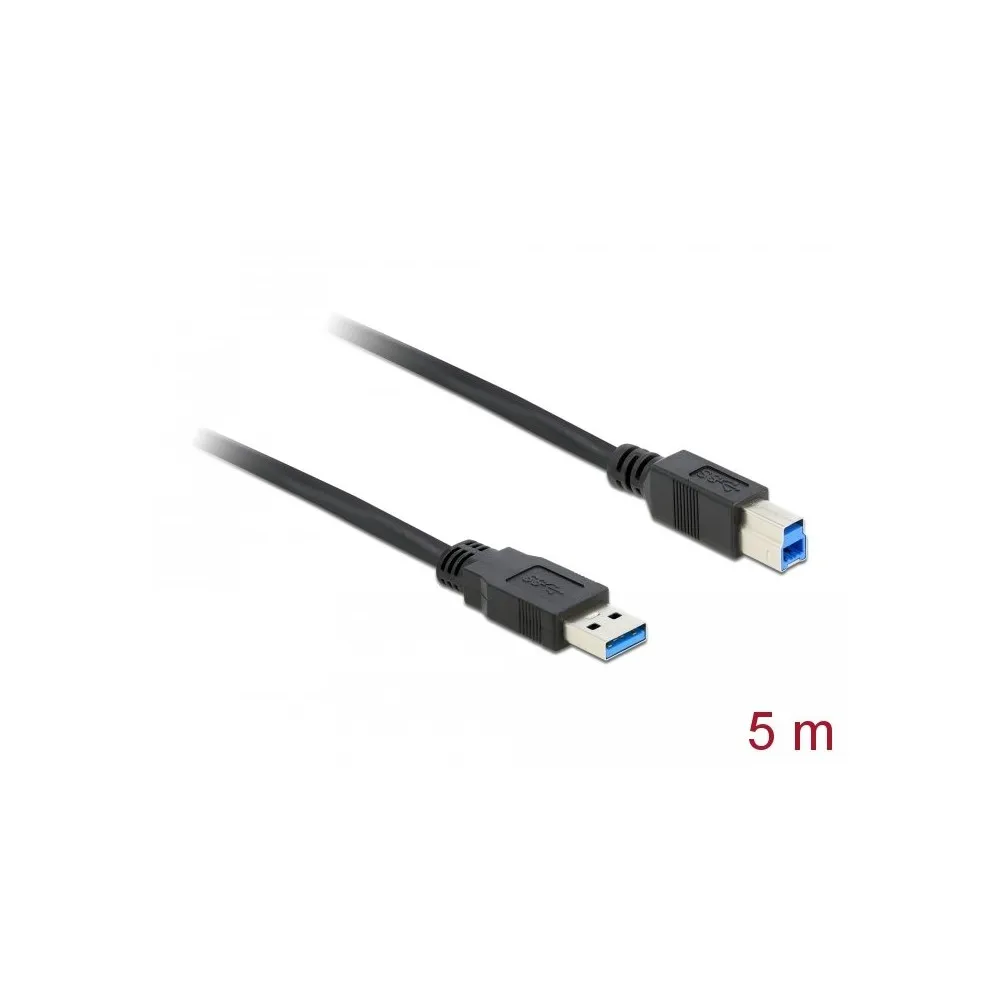 Kabel USB-A 3.0 do USB-B 3.0 Delock 85070, 5 Gbps, 5 m | Sklep ITnes.pl, IT for BUSINESS Kabel USB-A 3.0 do USB-B 3.0 Delock 85070, 5 Gbps, 5 m | Sklep ITnes.pl, IT for BUSINESS