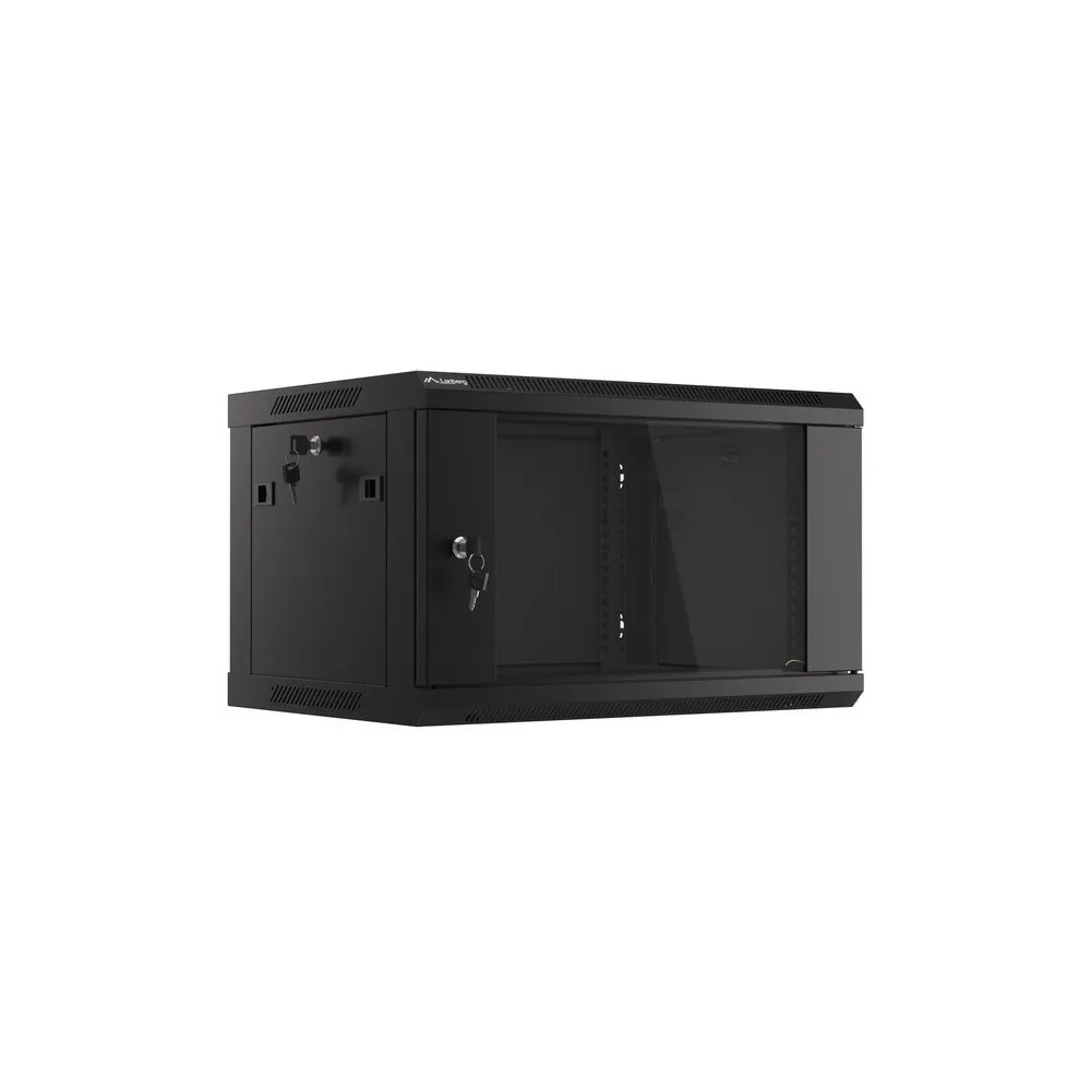 Szafa rack 19" 6U Lanberg WF01-6406-10B, 600 x 379 x 450 mm | Sklep ITnes.pl, IT for BUSINESS