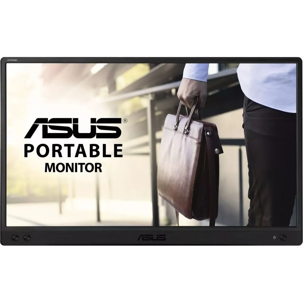 Monitor ASUS ZenScreenMB166C 90LM07D3-B01170, 15,6", 1920x1080 (FHD), 60Hz, IPS, 5 ms, Czarny | Sklep ITnes.pl, IT for BUSINESS