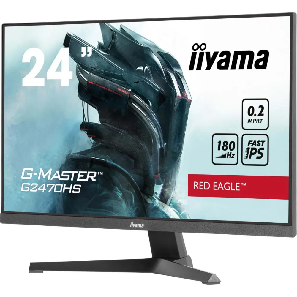 Monitor iiyama G-MASTER G2470HS-B1 - 23,8"/1920x1080 (Full HD)/180Hz/IPS/0,200 ms/Czarny - zdjęcie