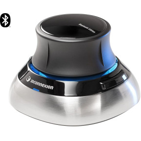 Manipulator bezprzewodowy 3Dconnexion SpaceMouse Wireless 3DX-700115 - 2,4 GHz, Bluetooth, USB