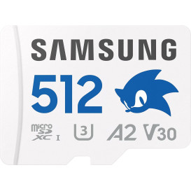 Karta pamięci Samsung Pro Plus Sonic The Hedgehog microSDXC 512GB + Adapter MB-MD512SA/LC1 - Class 10 UHS-I/ U3 A2 V30