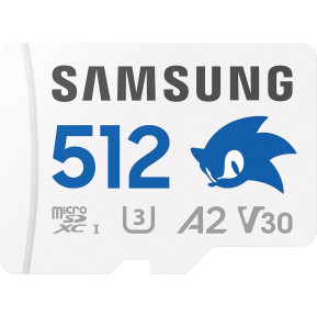 Karta pamięci Samsung Pro Plus Sonic The Hedgehog microSDXC 512GB + Adapter MB-MD512SA/LC1 - Class 10 UHS-I/ U3 A2 V30