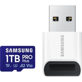 Karta pamięci Samsung PRO Plus microSD 1TB MB-MD1T0SB/WW z czytnikiem - U3 A2 V30