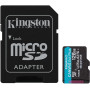 Karta microSD Kingston 128GB Canvas Go Plus + adapter SDCG4/128GB - Class 10, UHS-I, U3, V30, A2