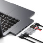 Replikator portów Satechi Pro Hub Slim ST-HUCPHSM - USB 4, HDMI, 2x USB-A, SD/microSD, USB-C, Szary