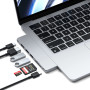 Replikator portów Satechi Pro Hub Slim ST-HUCPHSS - USB 4, HDMI, 2x USB-A, SD/microSD, USB-C, Srebrny