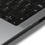 Etui ochronne na laptopa Satech Eco Hardshell ST-MBP14DR do MacBook Pro 14" - Przezroczyste, Czarne