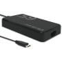 Ładowarka sieciowa Qoltec 65W GaN Super Fast Slim 52421 - PD/ 5-20V/ 3.25A/ USB-C 3.1/ Czarna