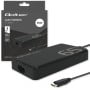 Ładowarka sieciowa Qoltec 65W GaN Super Fast Slim 52421 - PD/ 5-20V/ 3.25A/ USB-C 3.1/ Czarna