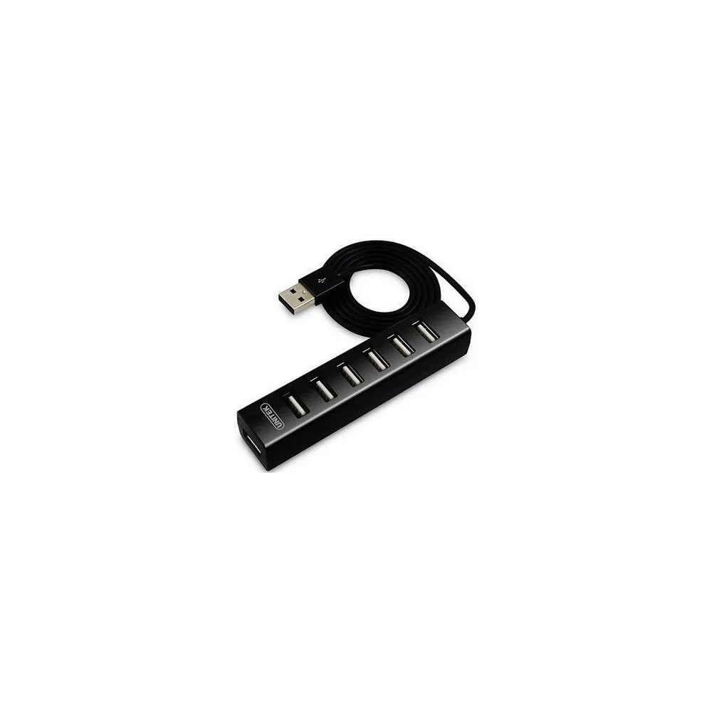 Hub USB Unitek 7x USB 2.0 Y-2160 - 7 portów, Czarny - Y-2160 BLACK | Sklep ITnes.pl - IT for BUSINESS Hub USB Unitek 7x USB 2.0 Y-2160 - 7 portów, Czarny - Y-2160 BLACK | Sklep ITnes.pl - IT for BUSINESS