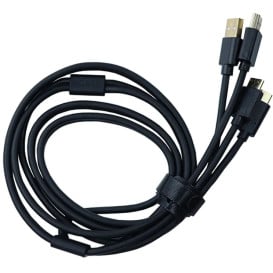 Kabel HDMI/USB BOSTO HC210 (HC210) 2-IN-1 CABLE - Czarny