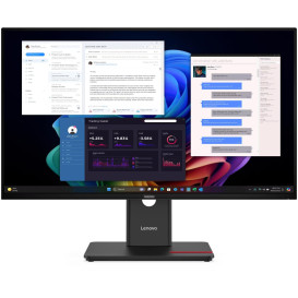 Monitor Lenovo ThinkVision T27UD-40 64AFGAT2EU - 27"/3840x2160 (4K)/48Hz-60Hz/IPS/pivot/USB-C