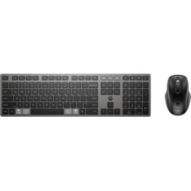 Zestaw bezprzewodowy klawiatura i mysz HP 725 Multi-Device Rechargeable Wireless Keyboard and Mouse Combo 9T5B0UT - Czarny