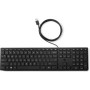 Klawiatura HP 320K Wired Desktop Keyboard 9SR37A6 - USB-A, Czarna