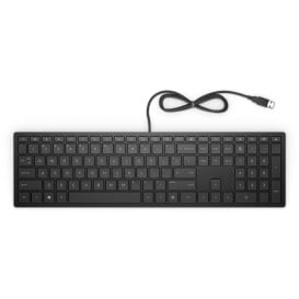 Klawiatura przewodowa HP Pavilion 300 4CE96AA - USB-A, Czarna