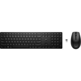 Zestaw klawiatury i myszy HP 655 Wireless Keyboard and Mouse Combo 4R009A6 - 10 sztuk, Czarny