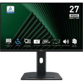 Monitor MSI PRO MP275QPG - 27"/2560x1440 (QHD)/IPS/4 ms/pivot/Czarny
