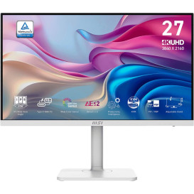 Monitor MSI MODERN MD272UPHW - 27"/3840x2160 (4K)/IPS/4 ms/pivot/USB-C/Biały