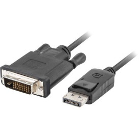 Kabel Lanberg DisplayPort 1.2 do DVI-D CA-DPDV-10CU-0010-BK - zdjęcie poglądowe 2