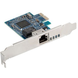 Karta sieciowa LAN Lanberg PCIe 1GB Broadcom BCM5751 PCE-1GB-001 - zdjęcie poglądowe 1