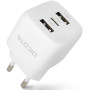 Ładowarka sieciowa Dicota Compact Laptop GaN Charger 32W D32069 - 2x USB-A, 1x USB-C, 32W, Biała