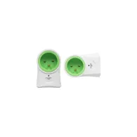 Listwa zasilająca Ever SPIN 1x UTE 2x USB 3680 W - Biała, Zielona - T/LZ10-SPI000/0000 | Sklep ITnes.pl - IT for BUSINESS