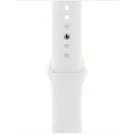 Smartwatch Apple Watch SE 40mm GPS aluminium w kolorze srebrnym z paskiem sportowym w kolorze białym - MNJV3GK/A