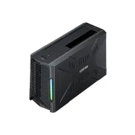 Obudowa na dysk Unitek USB-C Enclosure Docking Station S1234B01-EU - dyski 2,5", 3,5", M.2 2280, Czarna