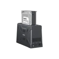 Obudowa na dysk Unitek USB-C Enclosure Docking Station S1234B01-EU - dyski 2,5", 3,5", M.2 2280, Czarna