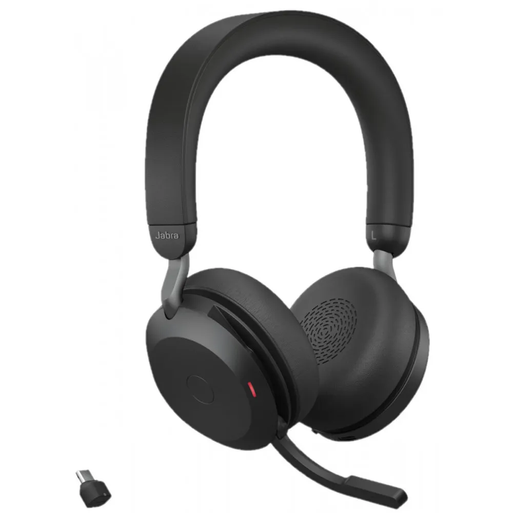 Słuchawki bezprzewodowe nauszne Jabra Evolve2 75 UC Stereo USB-C 27599-989-899 - Czarne | Sklep ITnes.pl - IT for BUSINESS
