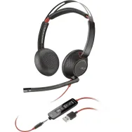 Zestaw słuchawkowy HP Poly Blackwire 5220 Stereo USB-A Headset 80R97AA
