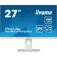 Monitor iiyama ProLite XUB2792QSU-W6, 27", 2560x1440 (QHD), 100Hz, IPS, 0,400 ms, pivot, Biały | Sklep ITnes.pl, IT for BUSINESS