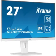 Monitor iiyama ProLite XUB2792QSU-W6, 27", 2560x1440 (QHD), 100Hz, IPS, 0,400 ms, pivot, Biały | Sklep ITnes.pl, IT for BUSINESS