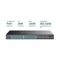 Switch zarządzalny TP-Link SG2452LP, Layer L2+, Omada, 48x 1GbE Rj45, 4x 1GbE SFP, PoE+ 230W | Sklep ITnes.pl, IT for BUSINESS