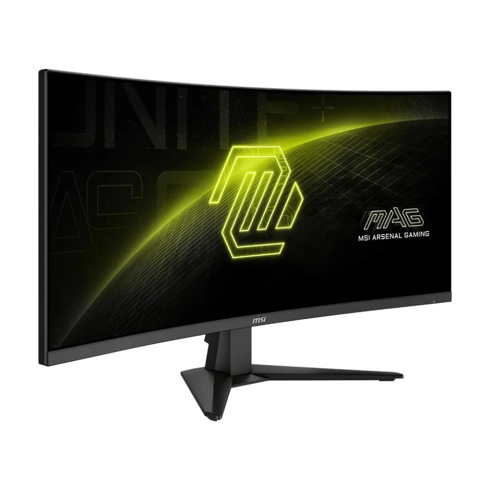 Zdjęcie produktu Monitor MSI MAG 346CQ - 34"/3440x1440 (UWQHD)/180Hz/21:9/zakrzywiony/VA/FreeSync/1 ms/Czarny