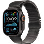 Smartwatch Apple Watch Ultra 2 MX5U3WB/A - 49 mm GPS + Cellular czarny tytan z czarną bransoletą mediolańską z tytanu, rozm. M