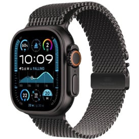Smartwatch Apple Watch Ultra 2 MX5U3WB/A - 49 mm GPS + Cellular czarny tytan z czarną bransoletą mediolańską z tytanu, rozm. M