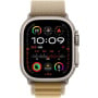Smartwatch Apple Watch Ultra 2 MX4F3WB/A - 49 mm GPS + Cellular naturalny tytan z opaską Alpine w kolorze beżowym, rozm. M