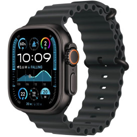 Smartwatch Apple Watch Ultra 2 MX4P3WB/A - 49 mm GPS + Cellula czarny tytan z paskiem Ocean w kolorze czarnym