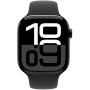 Smartwatch Apple Watch 10 MWX73ET/A - 42 mm, GPS + Cellular, aluminium w kolorze onyksu z paskiem sportowym czarnym, M/L