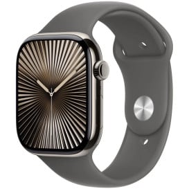 Smartwatch Apple Watch 10 MWY93ET/A - 46 mm, GPS + Cellular, naturalny tytan z paskiem sportowym górska szarość, S|M