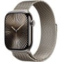 Smartwatch Apple Watch 10 MWYC3ET/A - 46 mm, GPS + Cellular, naturalny tytan z bransoletą mediolańską z naturalnego tytanu, M|L