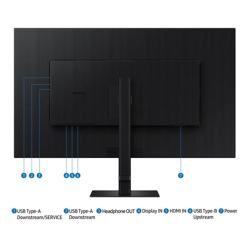 Zdjęcie produktu Monitor Samsung ViewFinity S80D LS37D800EAUXEN - 37,0"/3840x2160 (4K)/VA/5 ms/pivot/Czarny