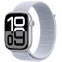 Smartwatch Apple Watch 10 MWWN3ET/A - 46 mm, GPS, srebrne aluminium z opaską sportową w kolorze błękitnego obłoku