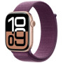 Smartwatch Apple Watch 10 MWXC3ET/A - 42 mm, GPS + Cellular, złote aluminium z opaską sportową w kolorze dojrzałej śliwki